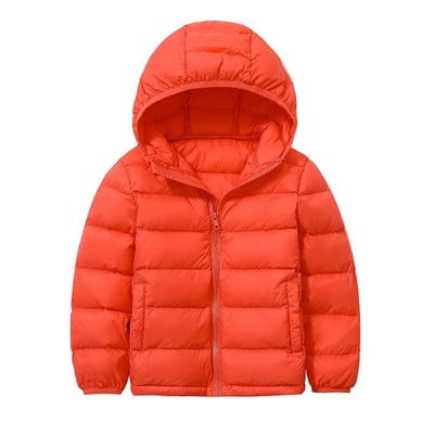 2-16 ani Jachete rezistente la vânt de iarnă pentru băieți, ultra-ușoare, pentru copii, paltoane din puf de rață, cu glugă pentru copii, jachete cu pene, haine pentru fete