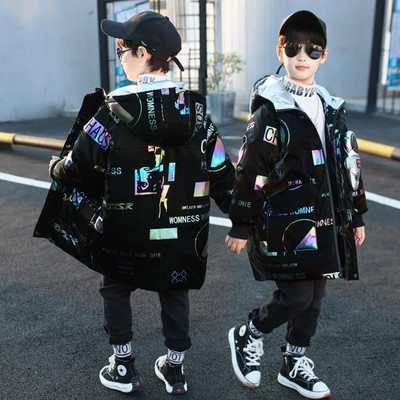 1-12-aastane poiss, laps sulejope talveriided soojad lumeülikonnad paksud lapsed beebipoisi kapuutsiga mantel Pealisriided kostüüm Doudoune Fille