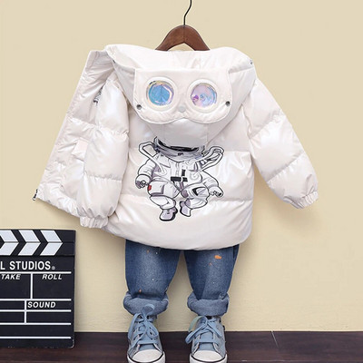 1-12-aastane poiss, laps sulejope talveriided soojad lumeülikonnad paksud lapsed beebipoisi kapuutsiga mantel Pealisriided kostüüm Doudoune Fille