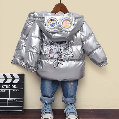 1-12-aastane poiss, laps sulejope talveriided soojad lumeülikonnad paksud lapsed beebipoisi kapuutsiga mantel Pealisriided kostüüm Doudoune Fille