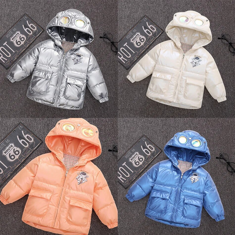 1-12-aastane poiss, laps sulejope talveriided soojad lumeülikonnad paksud lapsed beebipoisi kapuutsiga mantel Pealisriided kostüüm Doudoune Fille