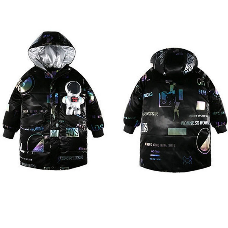 1-12-aastane poiss, laps sulejope talveriided soojad lumeülikonnad paksud lapsed beebipoisi kapuutsiga mantel Pealisriided kostüüm Doudoune Fille