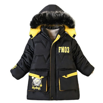 μόδα αγόρια χειμωνιάτικα μπουφάν παιδικά ενδύματα μπουφάν παιδικά ενδύματα παλτό για αγόρια ρούχα Βαμβακερά παλτό