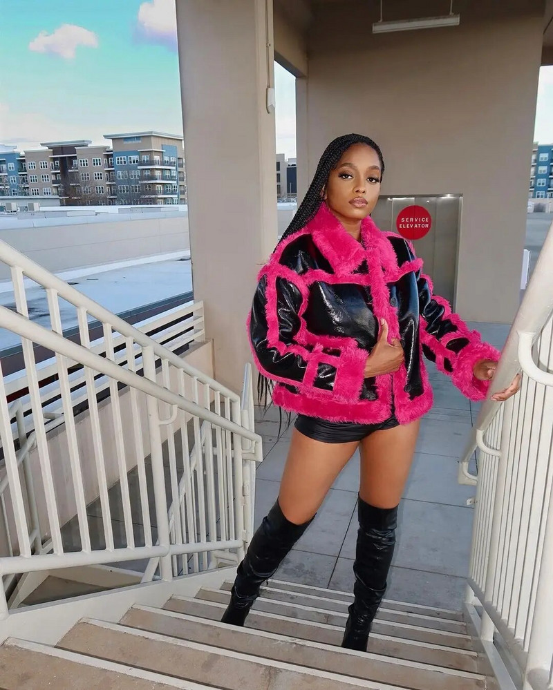 COZOK 2022 talvine tipptasemel nahast lapitehnika villane riie kontoris Lady Sweet Fashion täisvarrukatega naiste kõrge vöökohaga lühike riie