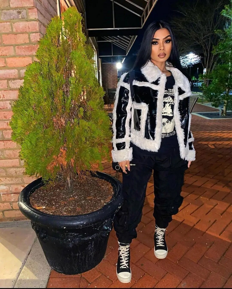 COZOK 2022 talvine tipptasemel nahast lapitehnika villane riie kontoris Lady Sweet Fashion täisvarrukatega naiste kõrge vöökohaga lühike riie