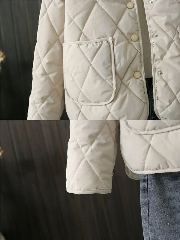 Naiste rõivad 2023 Sügis-talv Uus tepitud jope vaba vabaaja kaelaga naiste mantlid Tänavamood Mitmekülgsed pikkade varrukatega topid