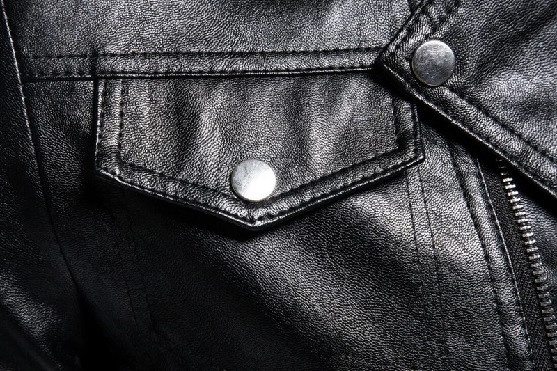 Novi veliki muški polo ovratnik za jesen 2023., muški motociklistički kožni kaput PU modna kožna jakna