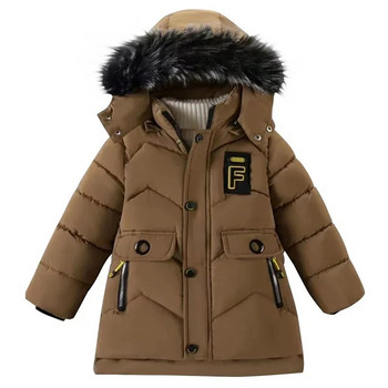2024 μόδα αγόρια χειμωνιάτικα μπουφάν παιδικά ενδύματα παιδικά ενδύματα παλτό για αγοράκια ρούχα Βαμβακερά παλτό