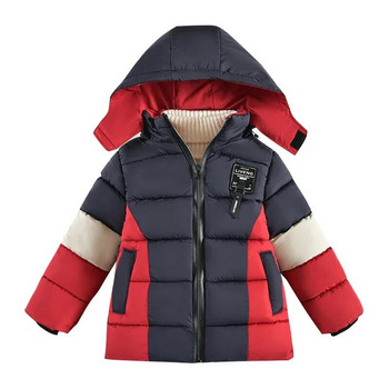 2024 μόδα αγόρια χειμωνιάτικα μπουφάν παιδικά ενδύματα παιδικά ενδύματα παλτό για αγοράκια ρούχα Βαμβακερά παλτό