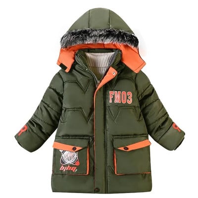 Modne zimske jakne za dječake 2024. dječja odjeća jakne dječja odjeća kaputi odjeća za dječake pamučni kaputi