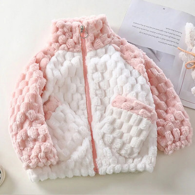 Palton cald din bumbac cu glugă de iarnă, prelungit, băieți, fete, 2-9 ani, jachetă îngroșată 2023, îmbrăcăminte nouă de modă coreeană pentru copii