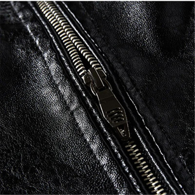 Jachetă de piele pentru bărbați Jachetă de iarnă pentru bărbați Grătar pentru bărbați pentru motociclist, ocazional, rezistentă la vânt, Jachetă de piele subțire.