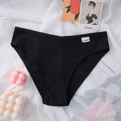 1 tk Naiste puuvillased aluspüksid Seksikas pesu Naiste aluspesu naistele aluspüksid püksid tüdrukutele ühevärvilised intiimsed aluspüksid