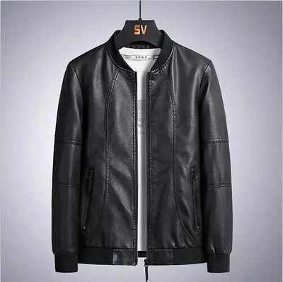 Sügis uus meeste PU mantel suur nahktagi Meeste mood Mootorratta ülerõivad S-5XL 6XL 7XL 8XL Meeste mantel