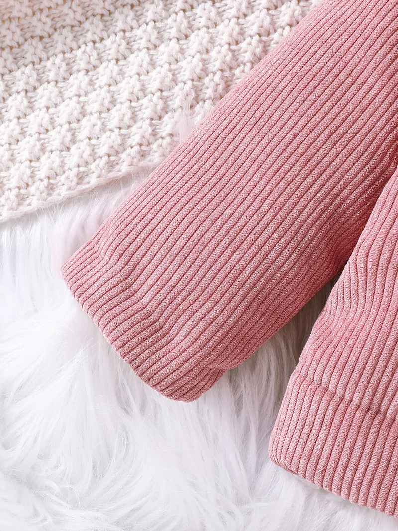 Teplá bunda pre novorodenca a chlapca 0-3 roky, ležérna módna zimná bavlnená bunda s dlhým rukávom, detské oblečenie pre batoľatá