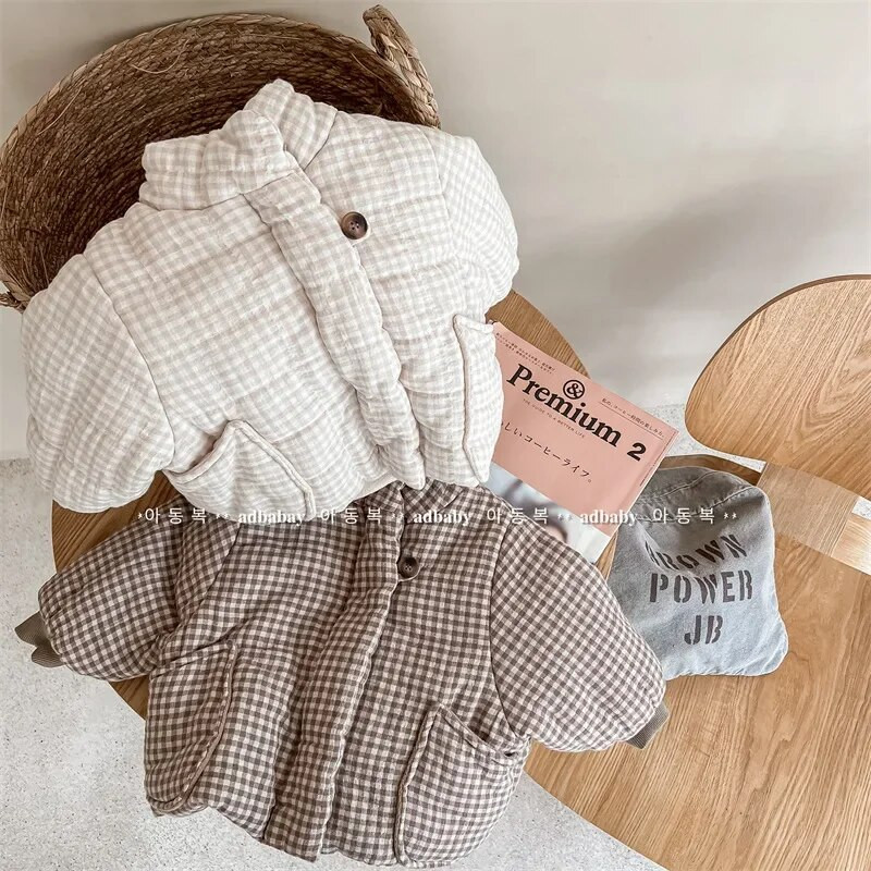 Palton Fete 2023 Copii Iarna Copii Iarna Stil Coreean cu Jacheta Captusita Cashmir Jacheta Iarna Fete Jacheta Captusita cu puf