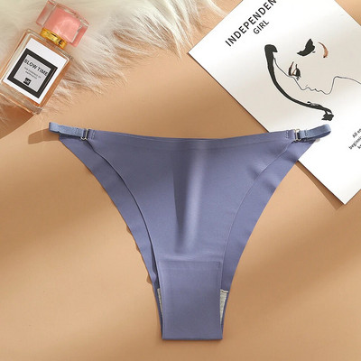 Chiloți sexy pentru femei Tentation Bikini fără sudură Lenjerie de corp pentru femeie curea subțire Tanga pentru femei Slip de modă Elasticitate Lenjerie