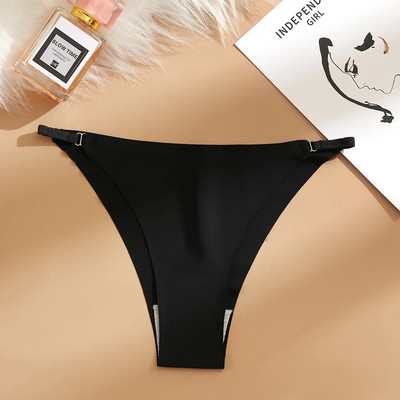 Chiloți sexy pentru femei Tentation Bikini fără sudură Lenjerie de corp pentru femeie curea subțire Tanga pentru femei Slip de modă Elasticitate Lenjerie