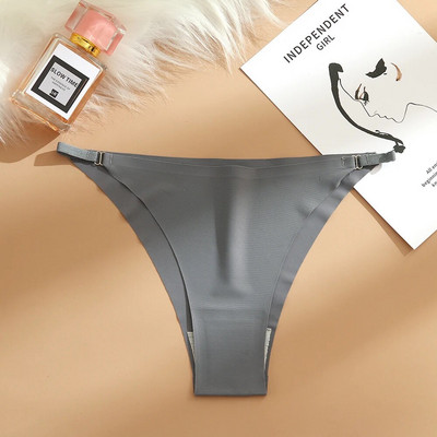 Chiloți sexy pentru femei Tentation Bikini fără sudură Lenjerie de corp pentru femeie curea subțire Tanga pentru femei Slip de modă Elasticitate Lenjerie