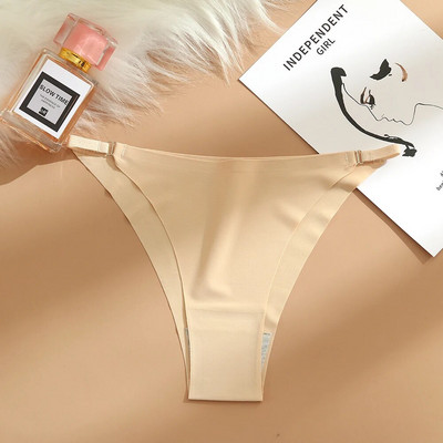 Chiloți sexy pentru femei Tentation Bikini fără sudură Lenjerie de corp pentru femeie curea subțire Tanga pentru femei Slip de modă Elasticitate Lenjerie