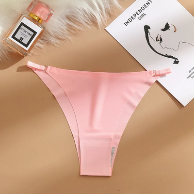 Chiloți sexy pentru femei Tentation Bikini fără sudură Lenjerie de corp pentru femeie curea subțire Tanga pentru femei Slip de modă Elasticitate Lenjerie