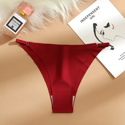 Chiloți sexy pentru femei Tentation Bikini fără sudură Lenjerie de corp pentru femeie curea subțire Tanga pentru femei Slip de modă Elasticitate Lenjerie