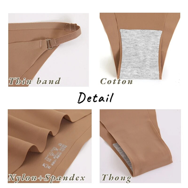 Naiste seksikad aluspüksid Temptation bikiinid õmblusteta naiste aluspesu õhuke vöö stringid naistele mood püksid Elastsus pesu