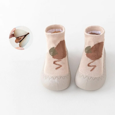 Șosete pentru bebeluși Pantofi pentru sugari drăguți din desene animate copii pantofi băieți talpă din cauciuc moale pantofi de podea pentru copii BeBe ghetuțe pentru copii mici fete primul mers