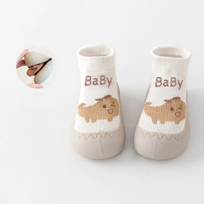 Șosete pentru bebeluși Pantofi pentru sugari drăguți din desene animate copii pantofi băieți talpă din cauciuc moale pantofi de podea pentru copii BeBe ghetuțe pentru copii mici fete primul mers