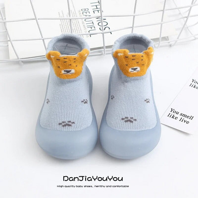 Șosete pentru bebeluși Pantofi pentru sugari drăguți din desene animate copii pantofi băieți talpă din cauciuc moale pantofi de podea pentru copii BeBe ghetuțe pentru copii mici fete primul mers