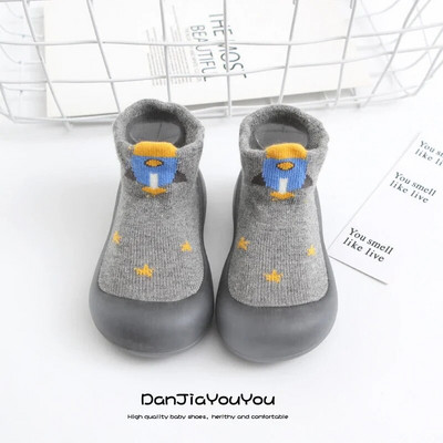 Șosete pentru bebeluși Pantofi pentru sugari drăguți din desene animate copii pantofi băieți talpă din cauciuc moale pantofi de podea pentru copii BeBe ghetuțe pentru copii mici fete primul mers