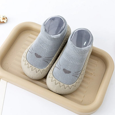 Beebikingad Baby Walkers Väikelapse esimene jalutuskäik Beebi tüdrukud Lapsed Pehme kummitald Baby Boy Kingad Puuvillane Libisemisvastane 0-3Y Kevad Sügis