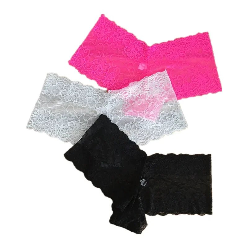 3db szexi átlátszó fehérnemű női csipke pamut lábszár fiú rövidnadrág virágos bugyi kényelmes női fehérnemű