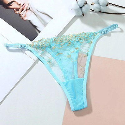 2023 noi femei sexy cu spate în T Tanga G-Strings Chiloți puri din plasă Pantaloni T Lenjerie cu talie joasă Chiloți transparenti Lenceria