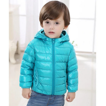 Παιδικά πουπουλένια μπουφάν 2023 Νέα Παιδικά χειμωνιάτικα μπουφάν με κουκούλα λευκή πάπια για αγόρια κορίτσια Εξαιρετικά ελαφρύ φορητό χειμωνιάτικο παλτό