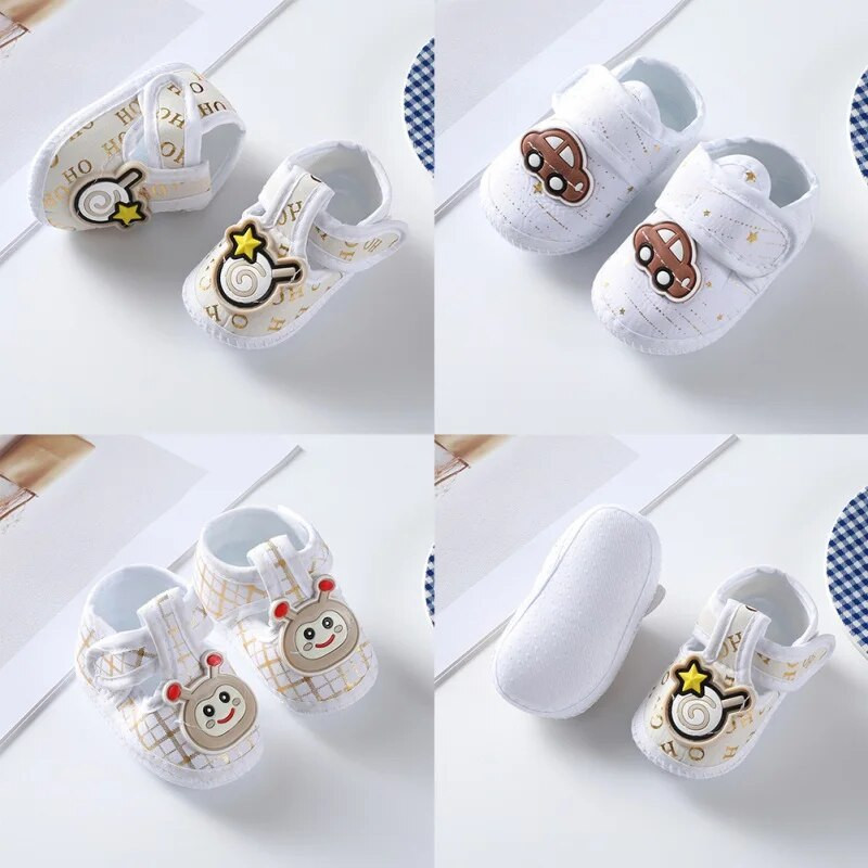 Beebikingad, libisemiskindlad pehmed tallad, automustrilised riidest jalanõud, mugavad esimesed jalutuskäijad, väikelapse jalutusjalats