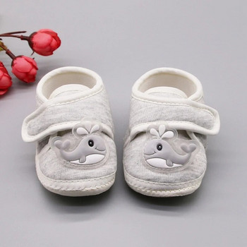 Бебешки обувки Прохождащи деца Карикатура Ежедневни памучни обувки Противоплъзгащи се меки подметки Обувки за ходене Новородено бебе Сладки първи проходилки