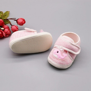 Παπούτσια για μωρά για νήπια Μοτίβο κινουμένων σχεδίων Casual βαμβακερά παπούτσια Αντιολισθητική μαλακή σόλα Παπούτσια για περπάτημα Νεογέννητα χαριτωμένα πρώτοι περιπατητές