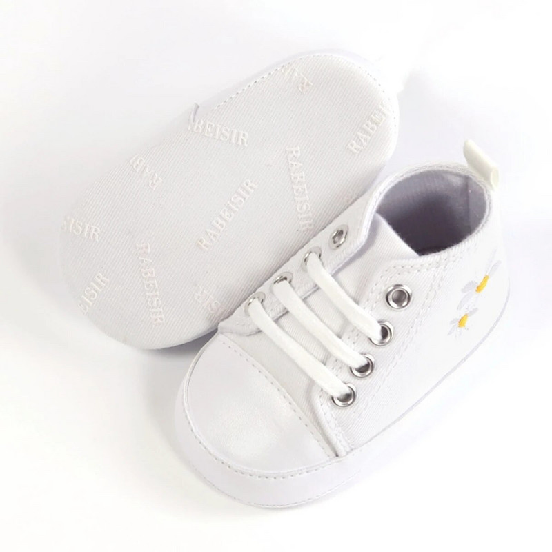 Divatos, aranyos, hímzett százszorszép tornacipő kislányoknak, könnyű, csúszásmentes cipők beltéri szabadtéri sétákhoz, minden évszakban