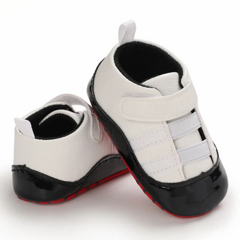 Класически модни бебешки обувки Ежедневни обувки Момчета и момичета Обувки за кръщене с меко дъно Маратонки Удобни обувки за първокурсник Първо ходене