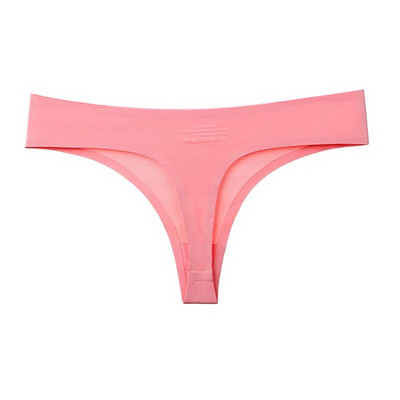Lenjerie de corp de damă, sexy, tanga, moale, respirabilă, din mătase de gheață, chiloți leopard, cureți, fără sudură, cu spatele în T, lenjerie cu talie joasă, șir