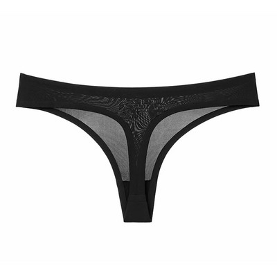 Lenjerie de corp de damă, sexy, tanga, moale, respirabilă, din mătase de gheață, chiloți leopard, cureți, fără sudură, cu spatele în T, lenjerie cu talie joasă, șir