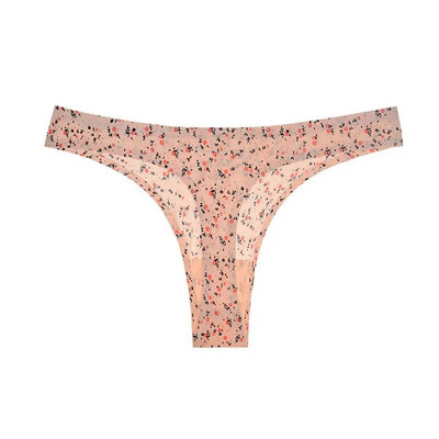Lenjerie de corp de damă, sexy, tanga, moale, respirabilă, din mătase de gheață, chiloți leopard, cureți, fără sudură, cu spatele în T, lenjerie cu talie joasă, șir