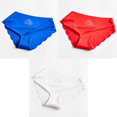 BANNIROU 3 buc. Chiloți pentru femei Lenjerie de corp fără cusături pentru femei Slip de lenjerie sexy Lenjerie pentru femei Lenjerie de sport Lenjerie intimă pentru femei