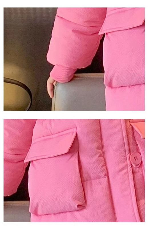 Haina lungă, groasă, caldă pentru fete -30℃, iarnă, pentru copii mari, îmbrăcăminte din bumbac căptușită, plus îmbrăcăminte exterioară din catifea pentru copii, jachetă parka, costum de zăpadă, 5-12 ani