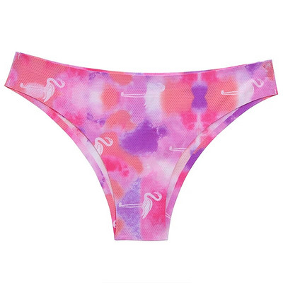 TrowBridge õmblusteta naiste aluspüksid Pehmed värvilised trükitud stringid Mugav hingav aluspesu Seksikas pesu Spordi G-Stringid