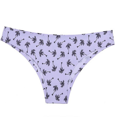 TrowBridge õmblusteta naiste aluspüksid Pehmed värvilised trükitud stringid Mugav hingav aluspesu Seksikas pesu Spordi G-Stringid