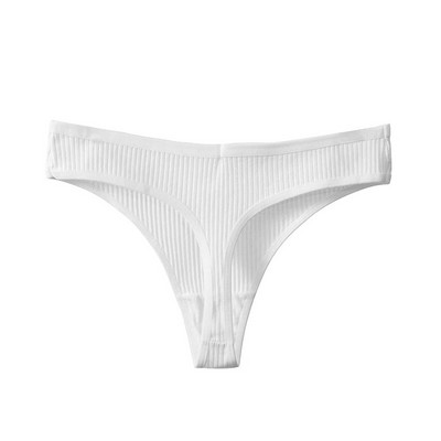 „TrowBridge“ išpardavimas moteriškos kelnaitės Medvilniniai seksualūs apatiniai Moteriški stringai apatinis trikotažas Dryžuota „G-Strings“ Paprastos jaukios sportinės apatinės kelnaitės