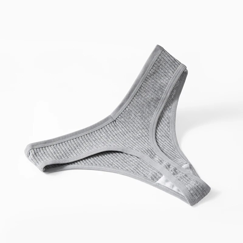 „TrowBridge“ išpardavimas moteriškos kelnaitės Medvilniniai seksualūs apatiniai Moteriški stringai apatinis trikotažas Dryžuota „G-Strings“ Paprastos jaukios sportinės apatinės kelnaitės