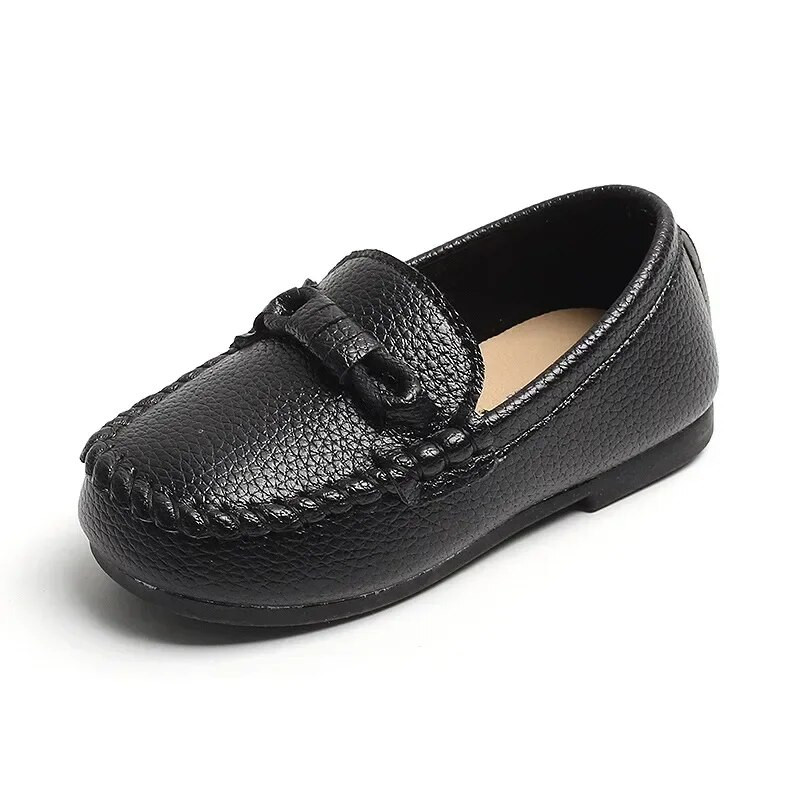 1-6 ani Pantofi pentru copii Rochie pentru bebeluși Oxford din piele Băieți Mocasini Pantofi casual Fete Mocasini Copii Pantofi cu slip-on Negru, alb
